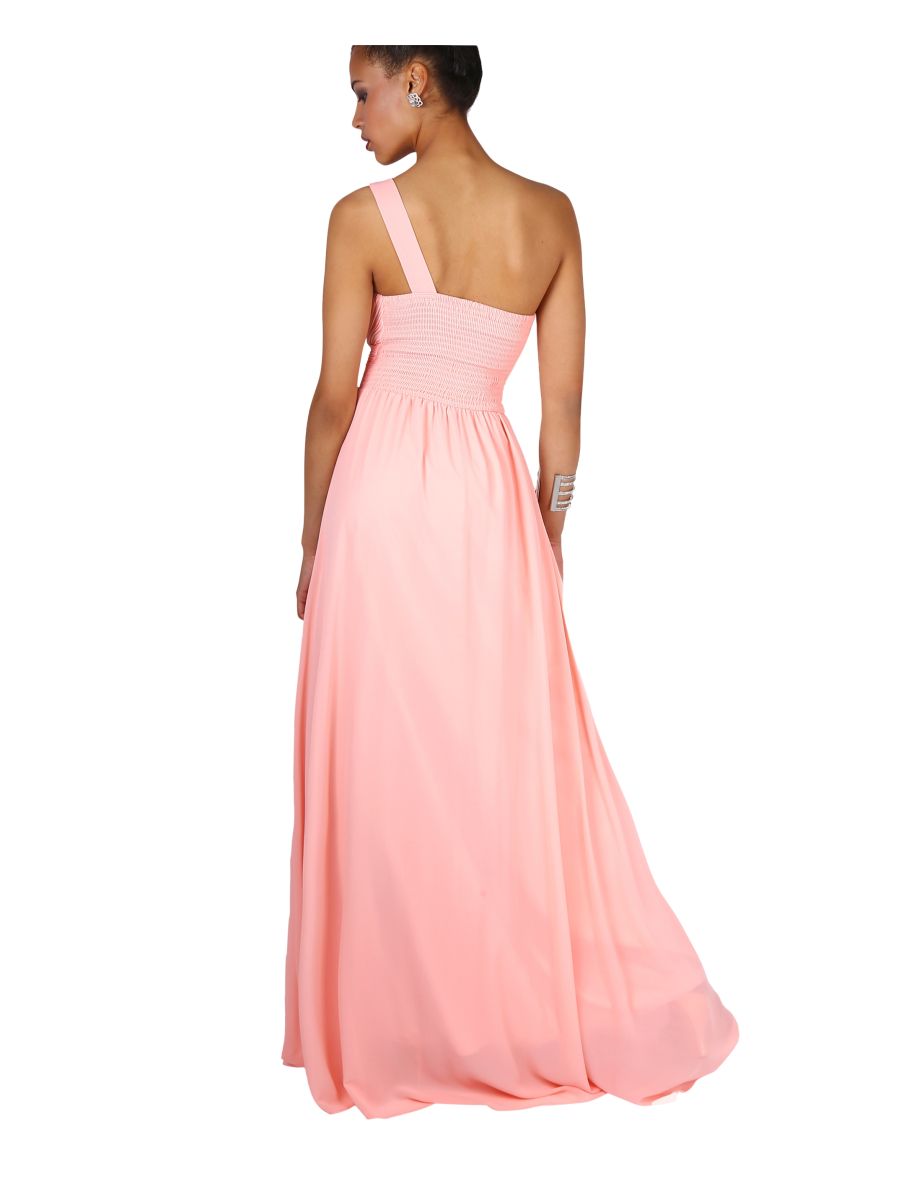 One Shoulder Evening Maxi Dress - 4