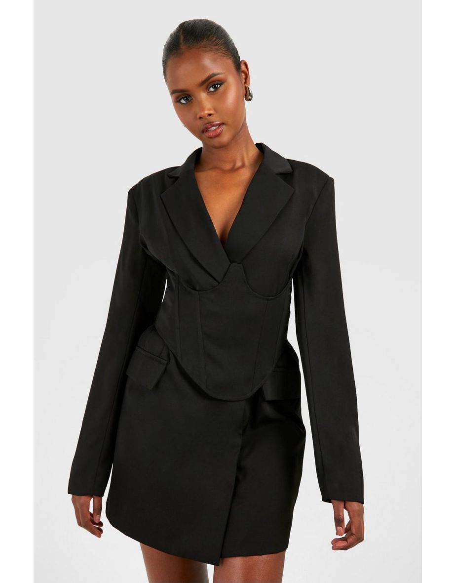 BLAZER DRESS, Black