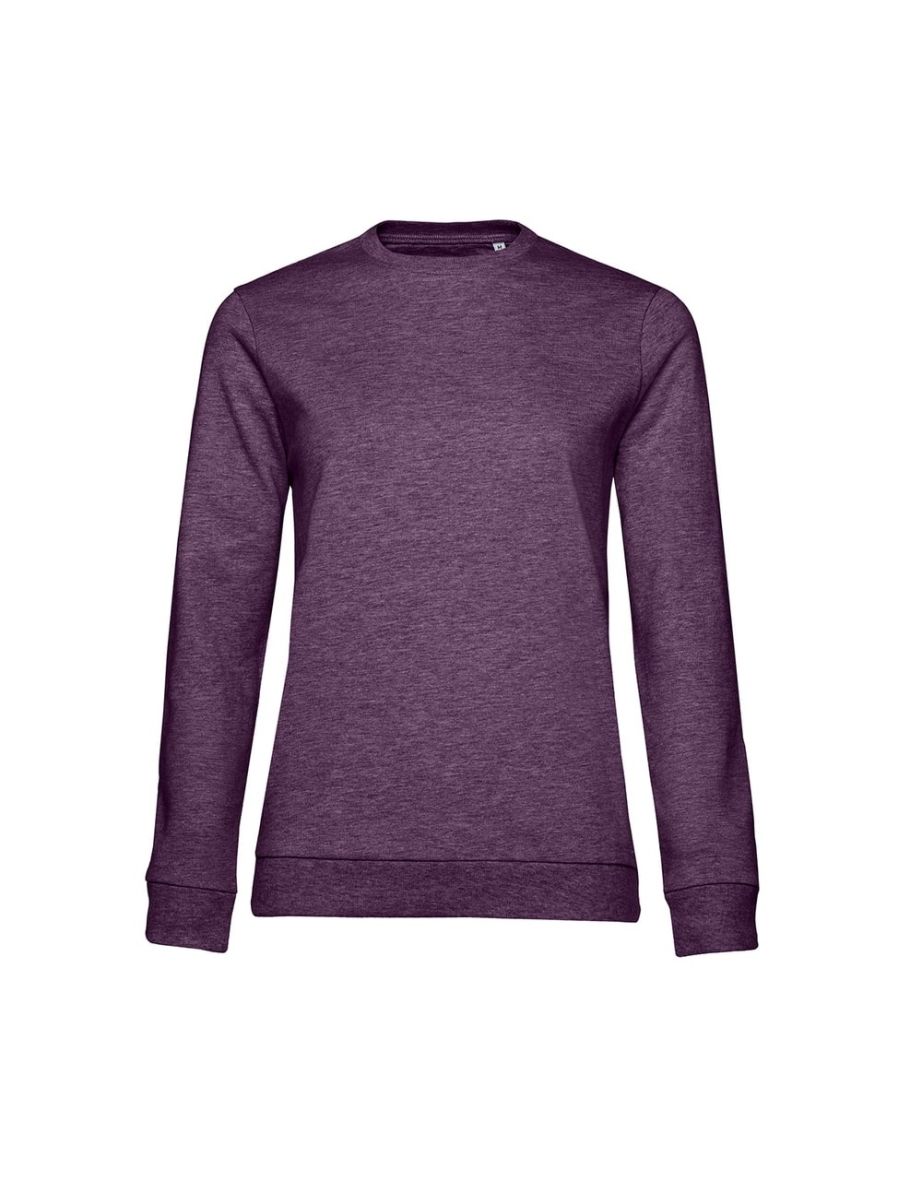 B&C Womens/Ladies Set-in Sweatshirt - Purple Heather