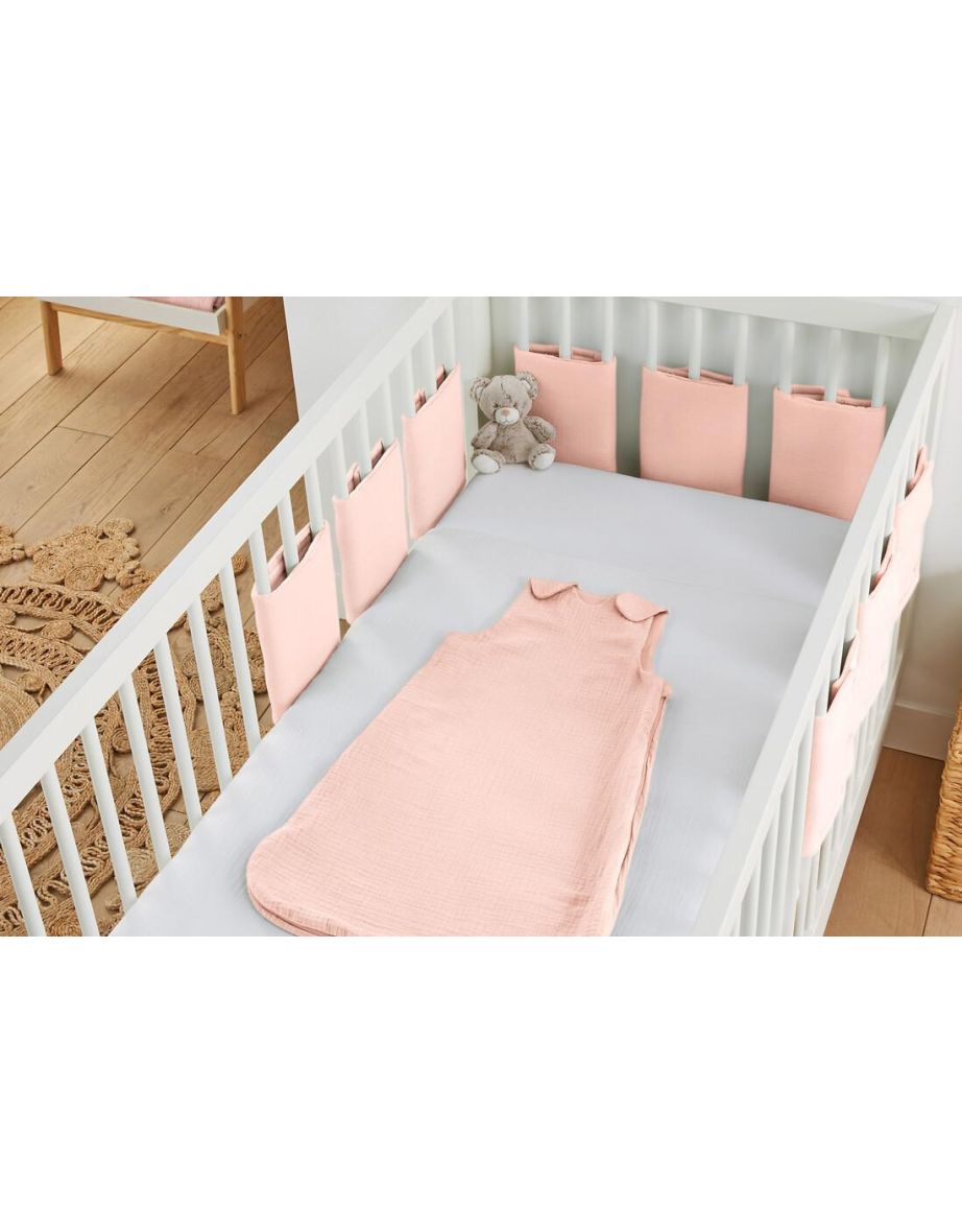 Kumla Cotton Muslin Cot Bed Bumper