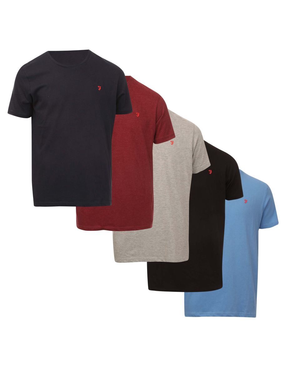 Men's Farah Watten 5 Pack Lounge T-Shirts in other