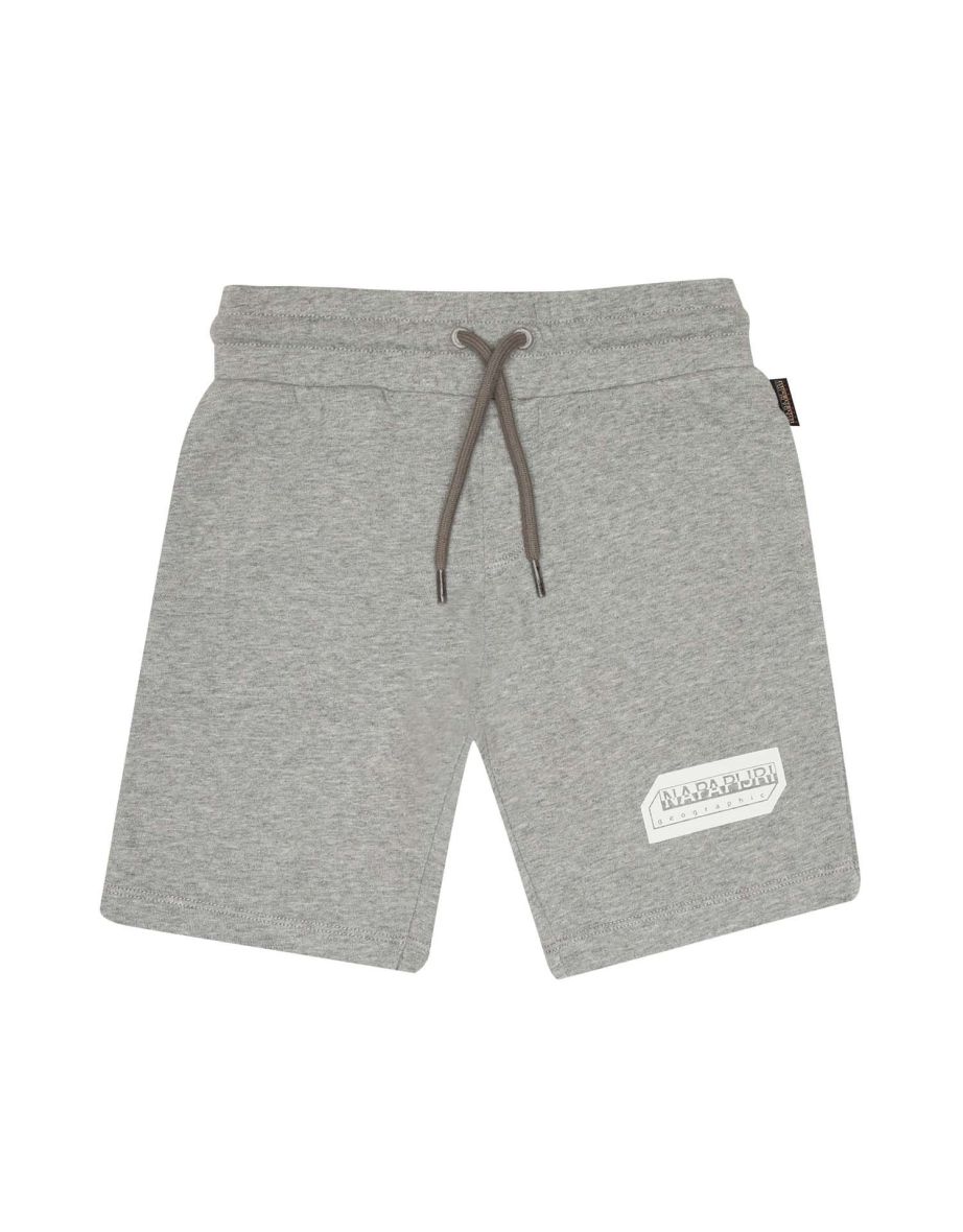Boy's Napapijri Junior Kitik Jog Shorts in Grey