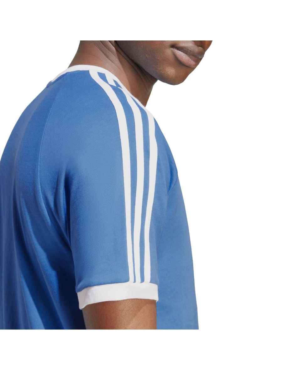 Men's adidas Originals Adicolor Classics 3-Stripes T-Shirt in Blue - 7