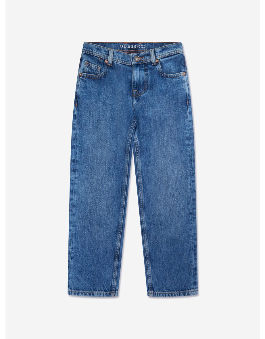 Boys Wide Leg Jeans in Blue