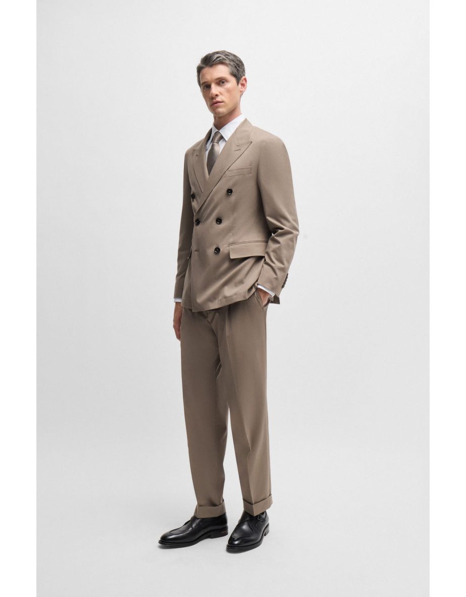 Men's Boss 2 Piece Suit in Green