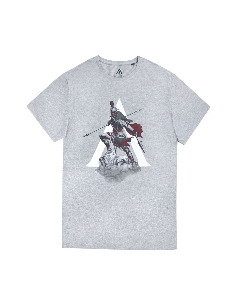 Assassins Creed Odyssey Mens The Knight T-Shirt - Grey