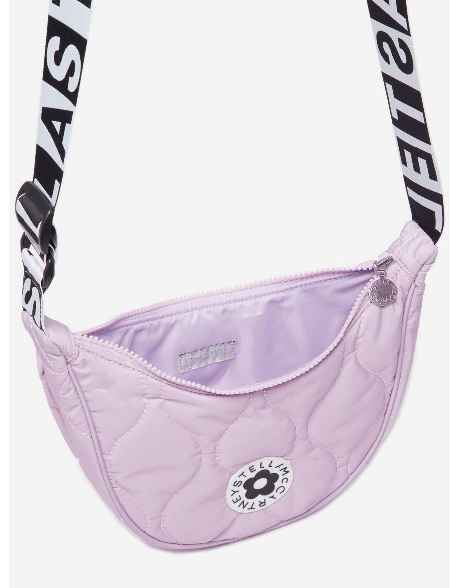 Stella McCartney Girls Quilted Shoulder Bag in Purple (22cm) - 3
