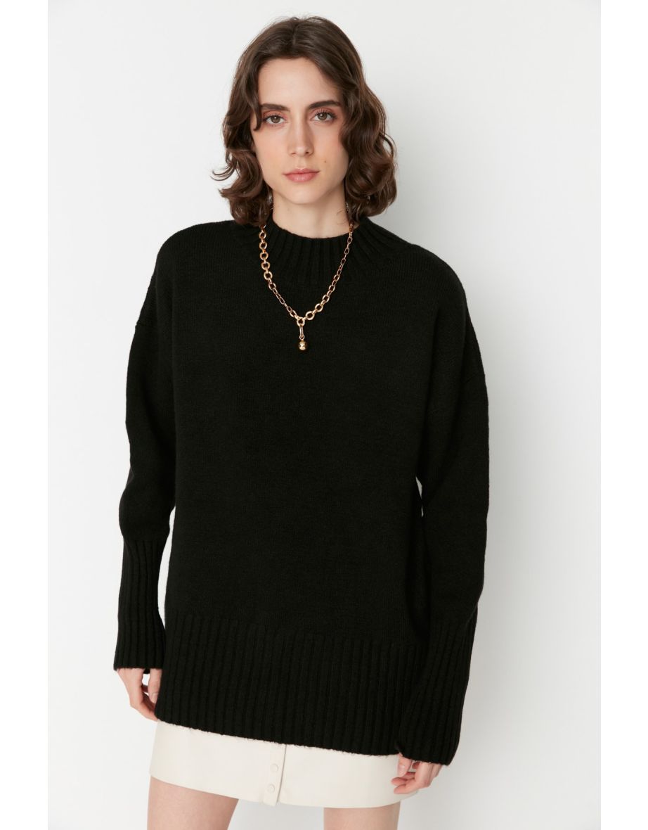 Sweater - Black - Regular fit