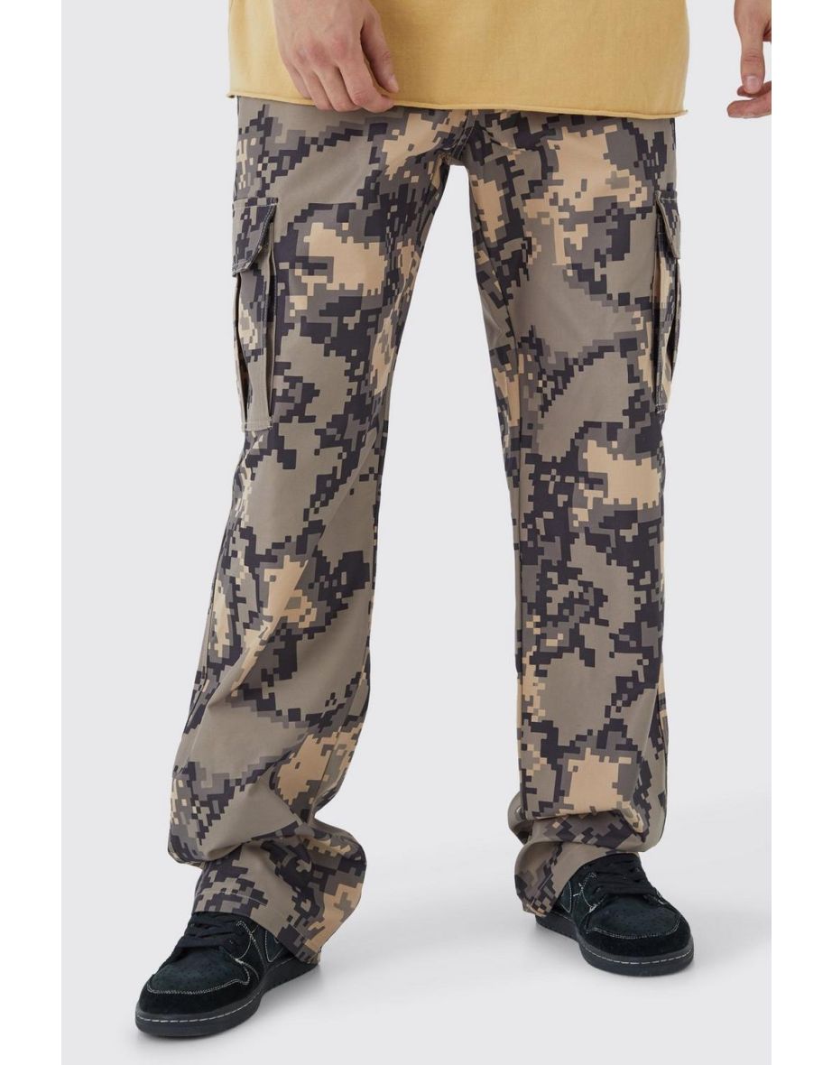 Camo store trousers tall