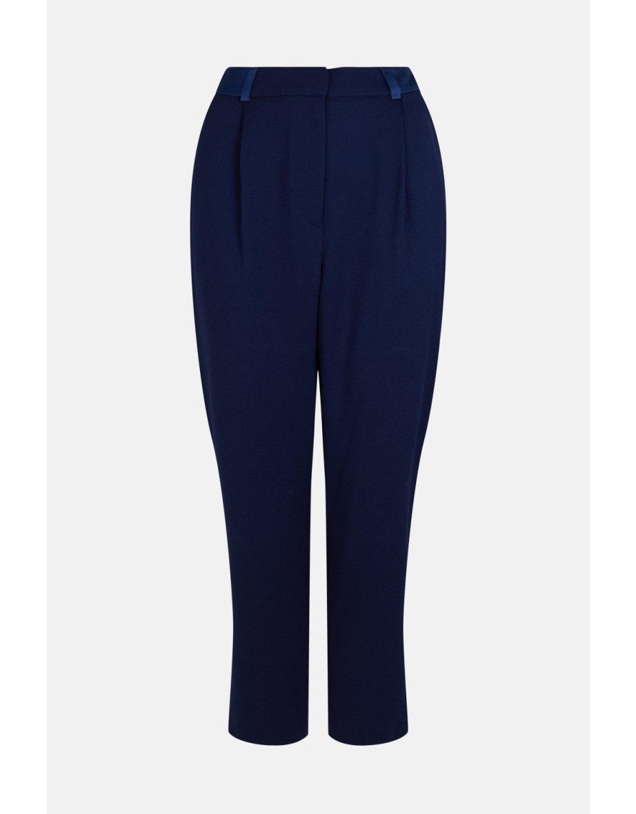 Premium Tuxedo Peg Trouser With Satin Detail - 3