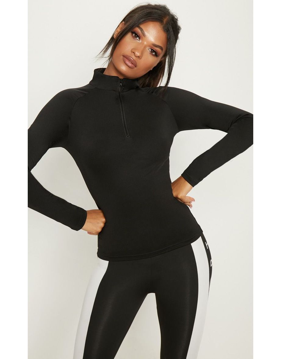 Black Zip Through Jacket