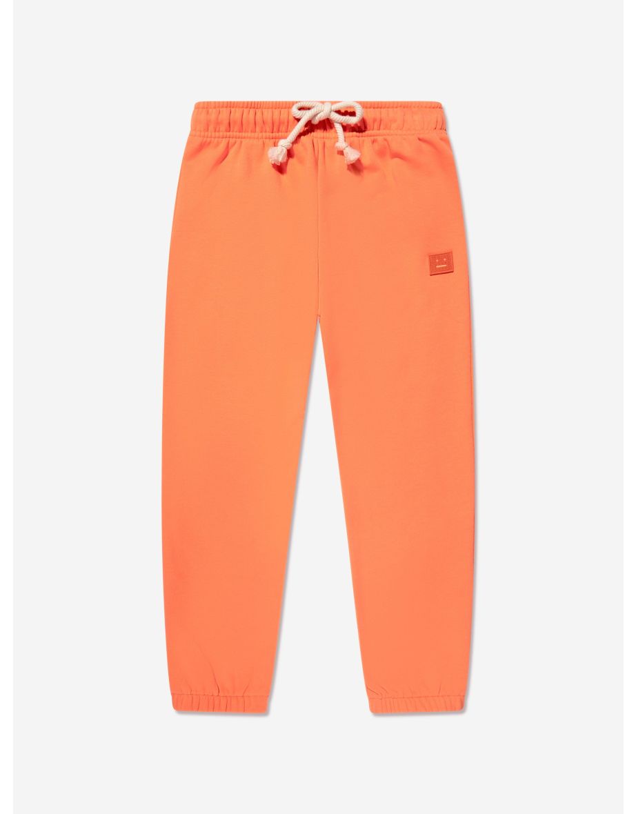 Kids Logo Joggers in Orange