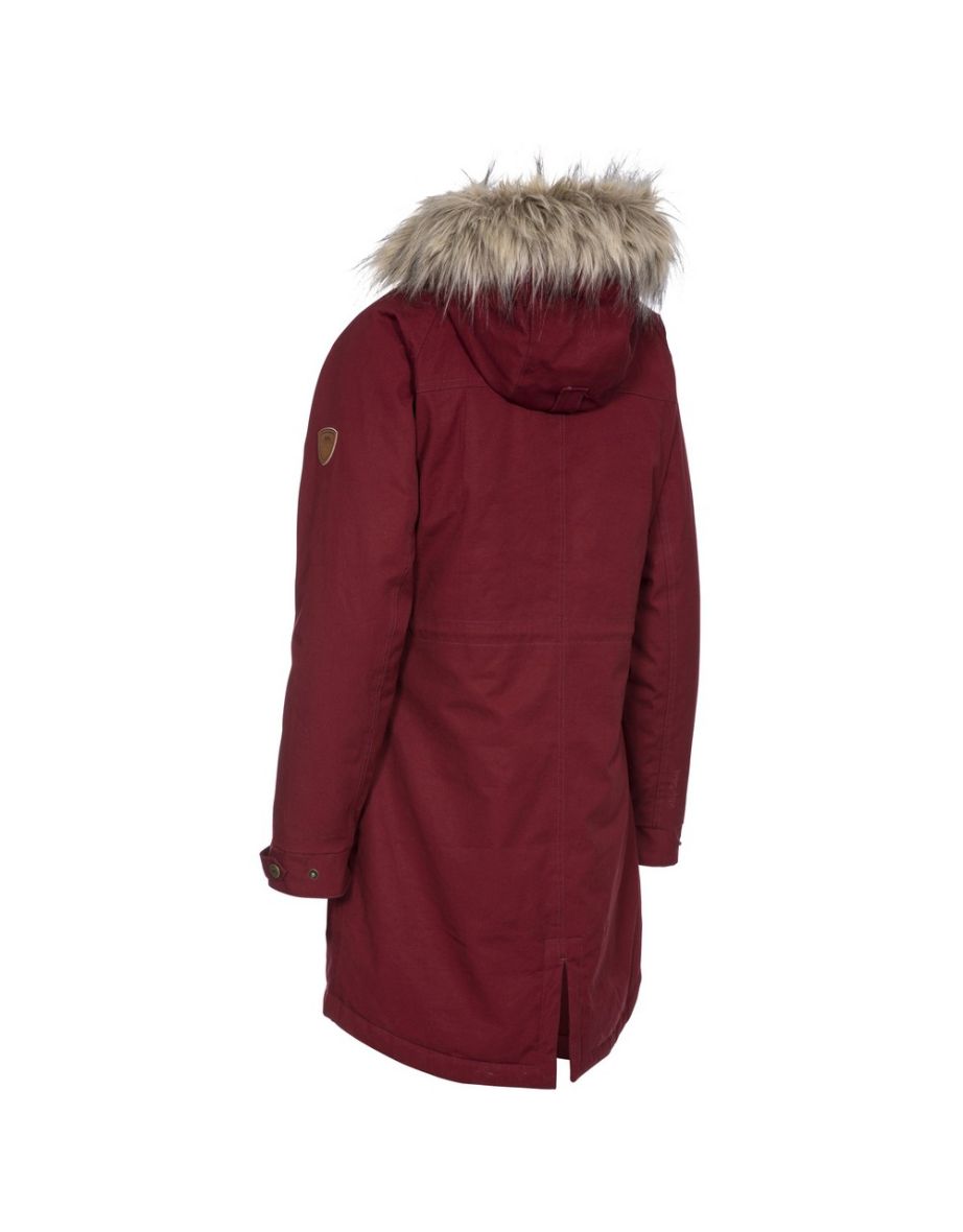 Trespass Womens/Ladies Faithful Waterproof Jacket - Merlot - 1