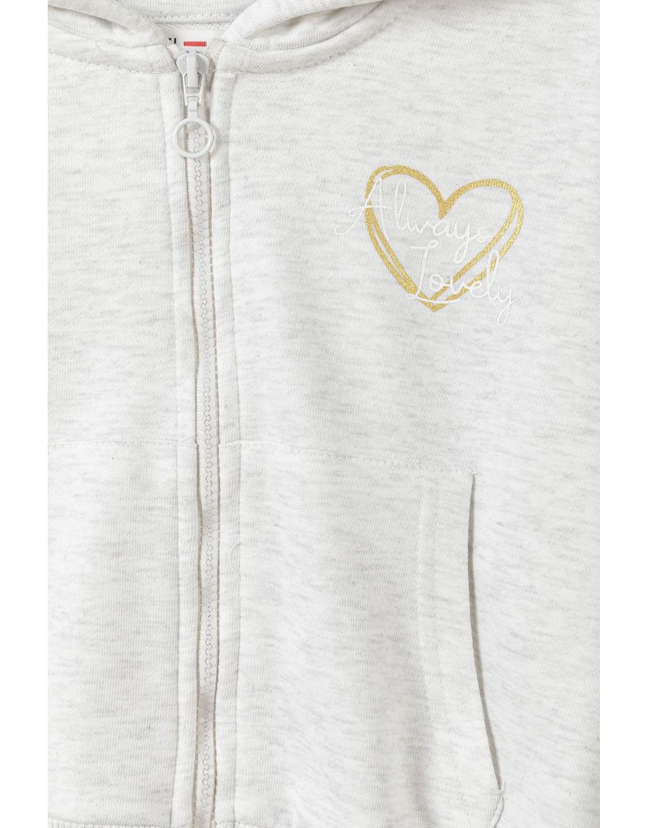 Girl Grey Hoodie - 2