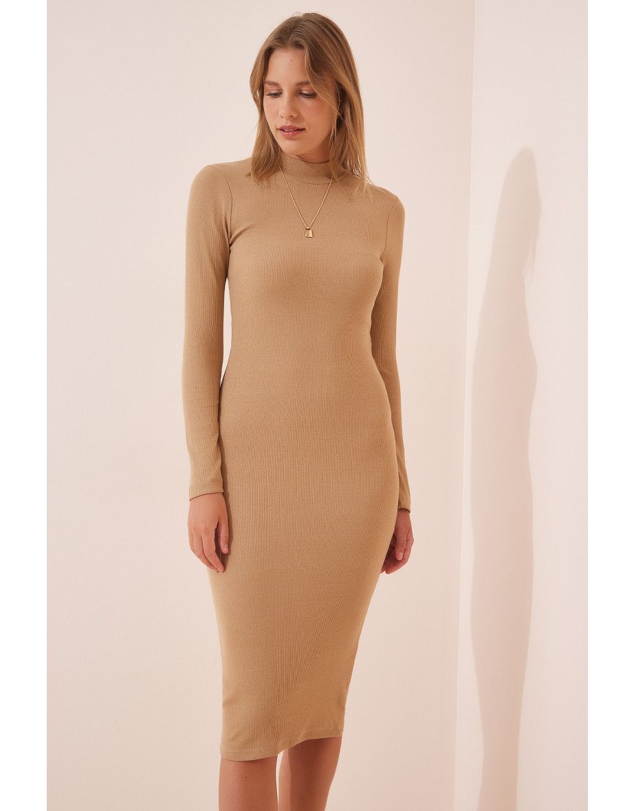 Beige bodycon hotsell