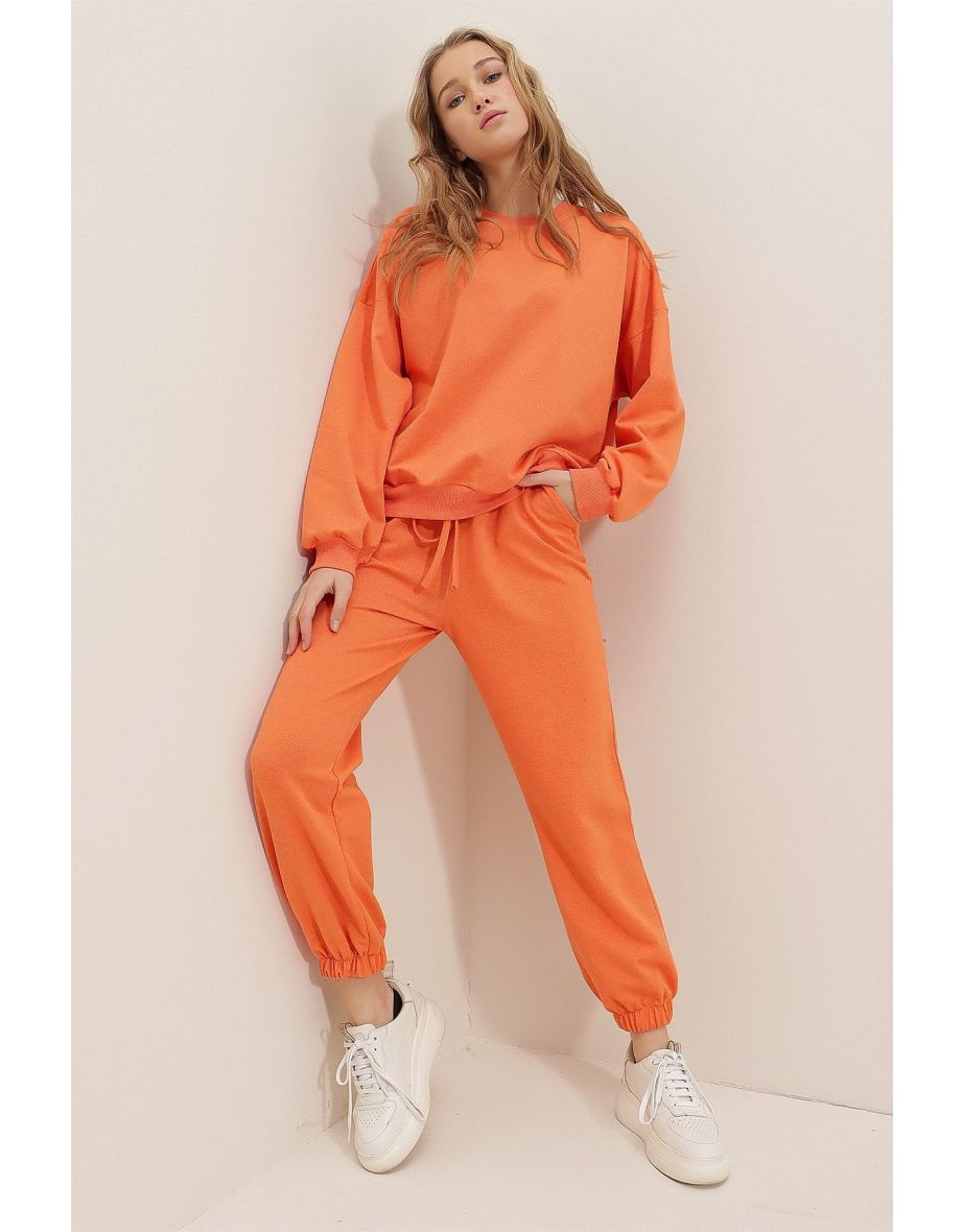 Sweatsuit - Orange - Regular fit