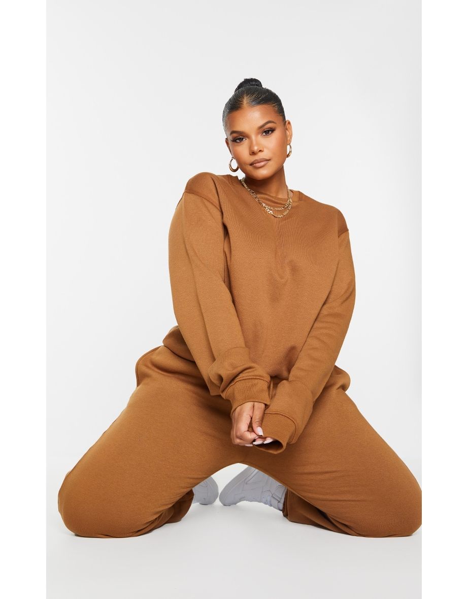 Recycled Plus Chocolate Oversized Sweat