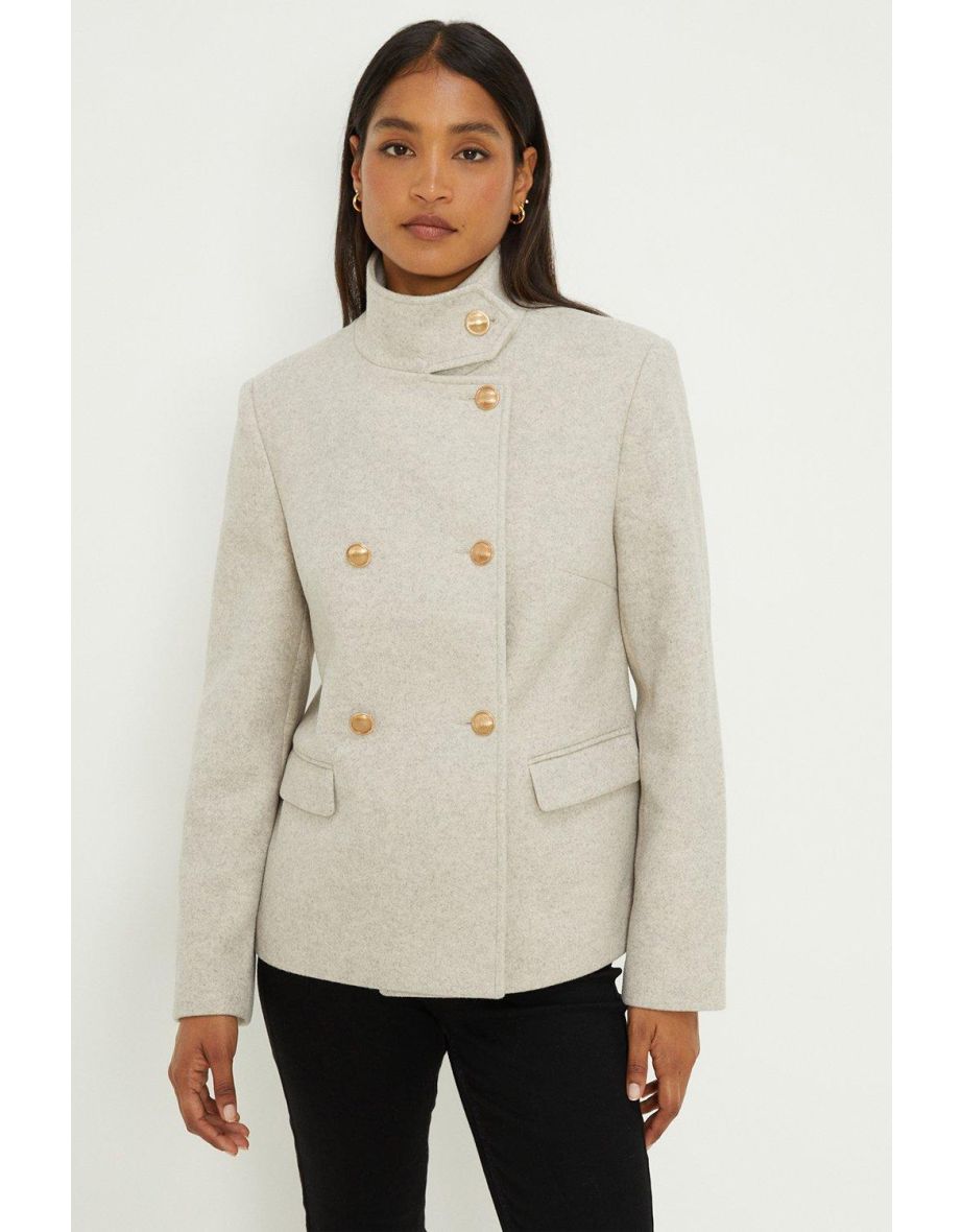 Dorothy perkins funnel 2025 neck coat