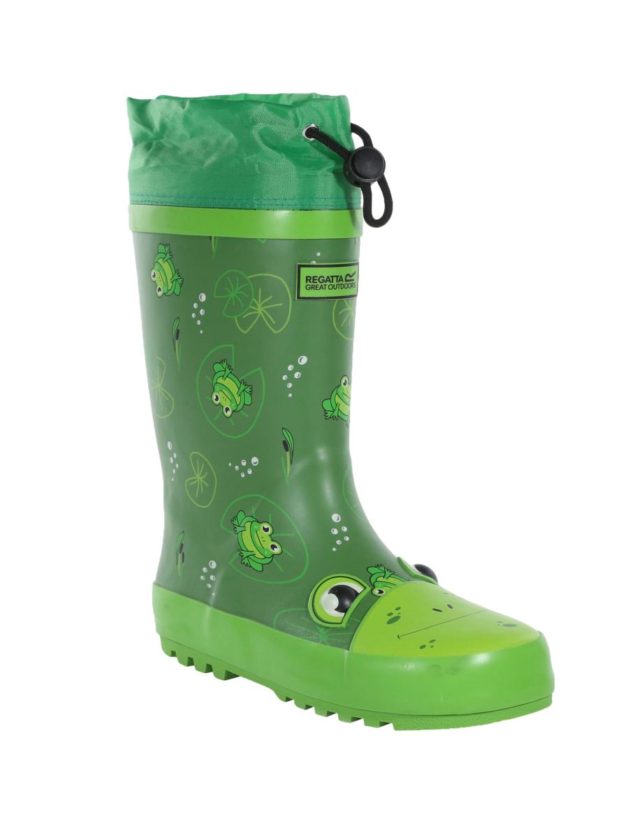 Kids frog wellies hotsell