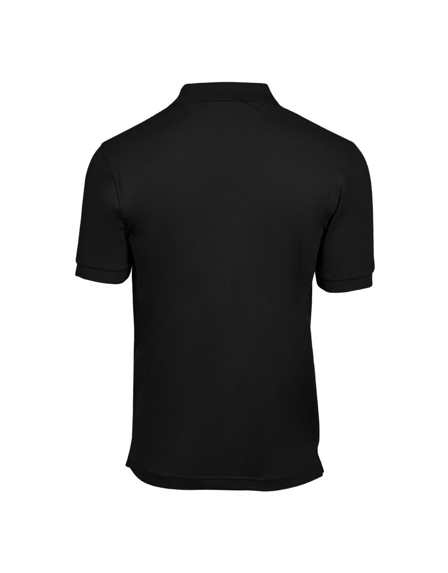 Tee Jays Mens Luxury Sport Polo Shirt - Black - 1