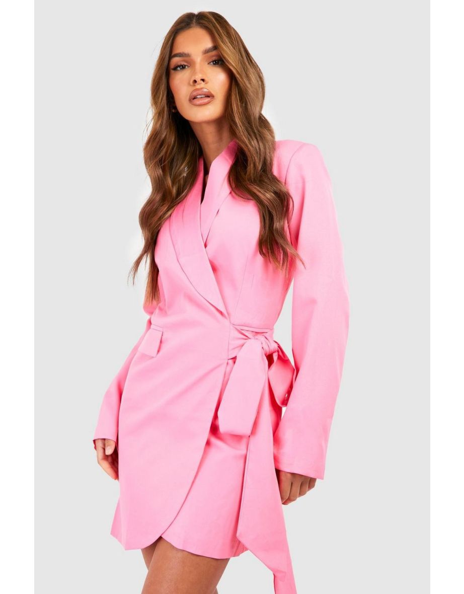 Bright pink clearance blazer dress