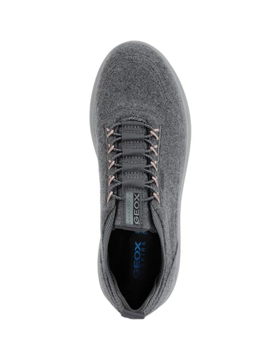 Geox Womens/Ladies Spherica Trainers - Anthracite - 3