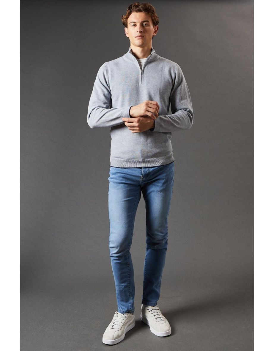 Stone Wash Skinny Fit Jean