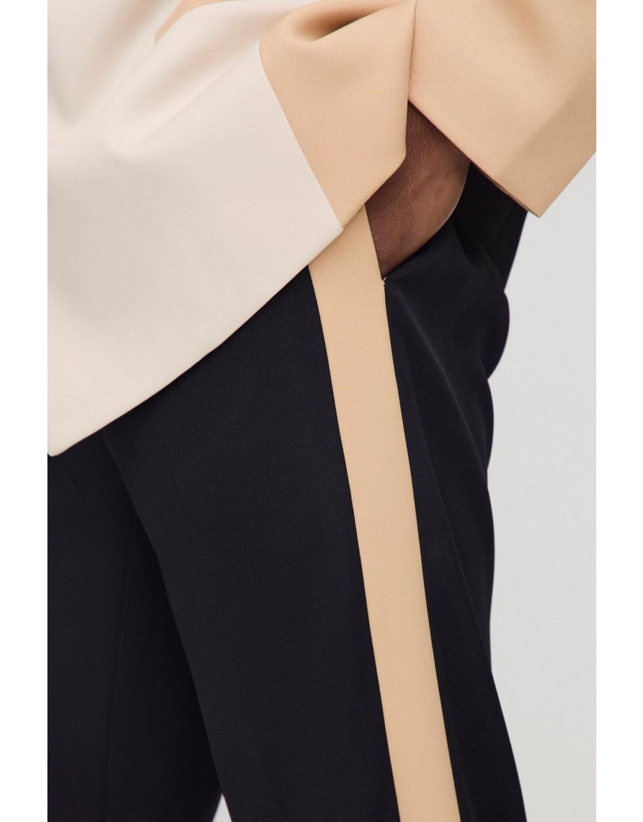 Slim Fit Panel Tailored Trouser - 2
