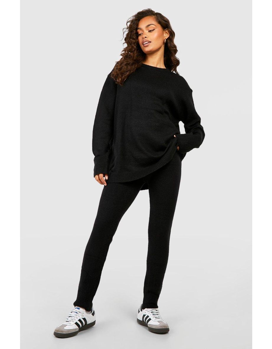 Soft Knit Tracksuit - black