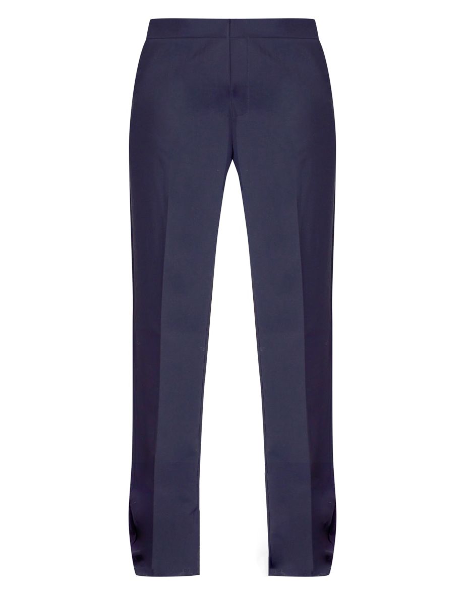 PLT Label Black Tailored Straight Leg Trousers - 4