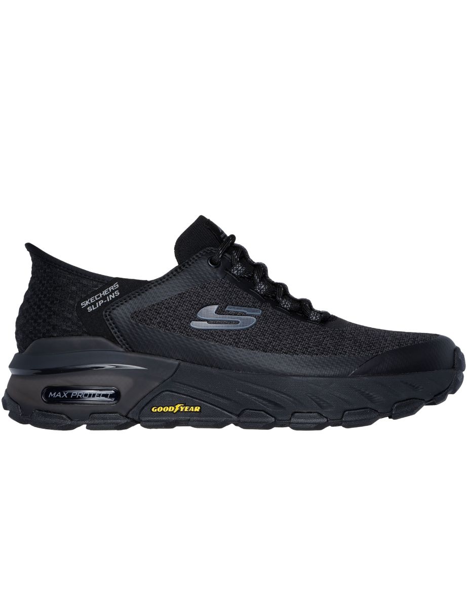 Shop Skechers Mens Max Protect Assembly Memory Foam Trainers Sneakers Black Online in Bahrain VogaCloset