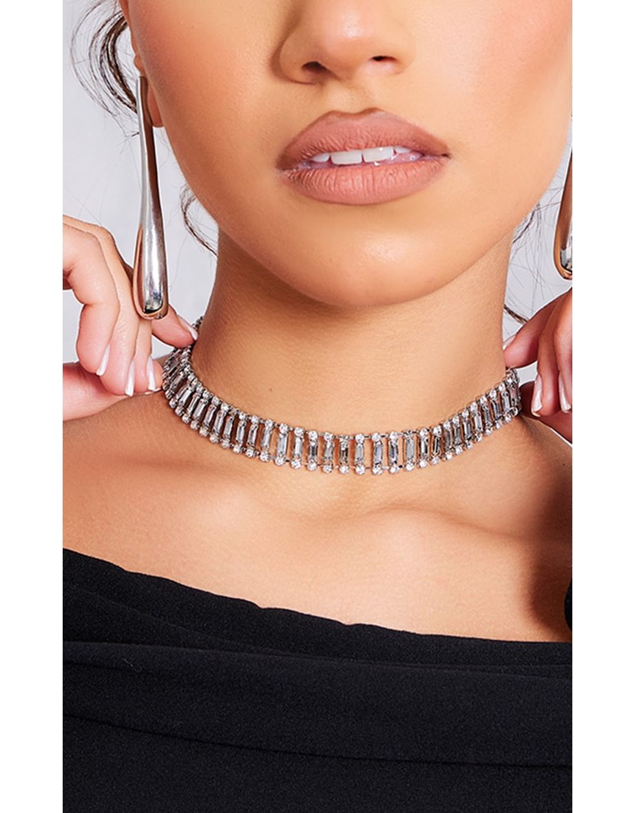 MANILAI Chunky Metal Statement Necklace For Women Neck Bib Collar Choker  Necklace Maxi Jewelry - Walmart.com