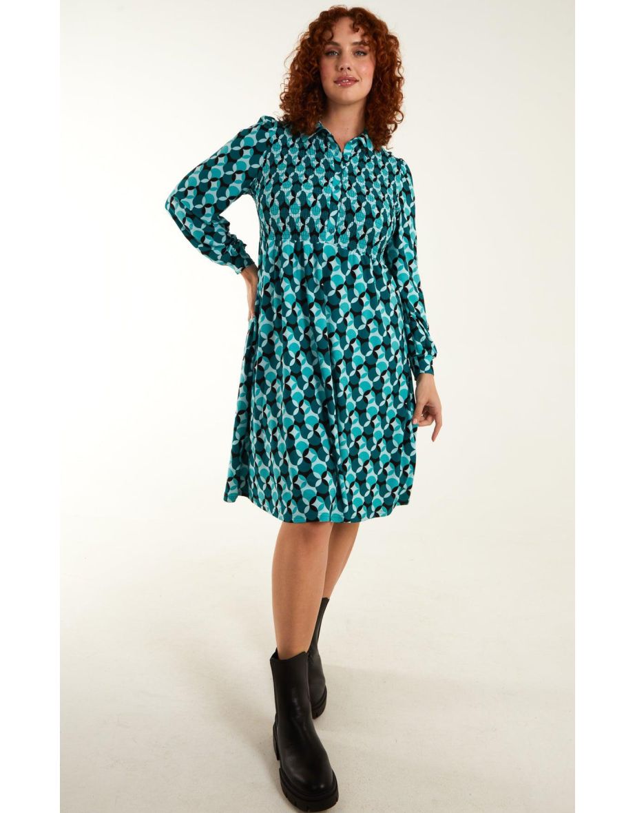 Blue vanilla shirt dress online