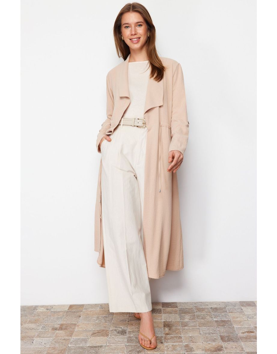 Cap & Abaya - Beige - Basic