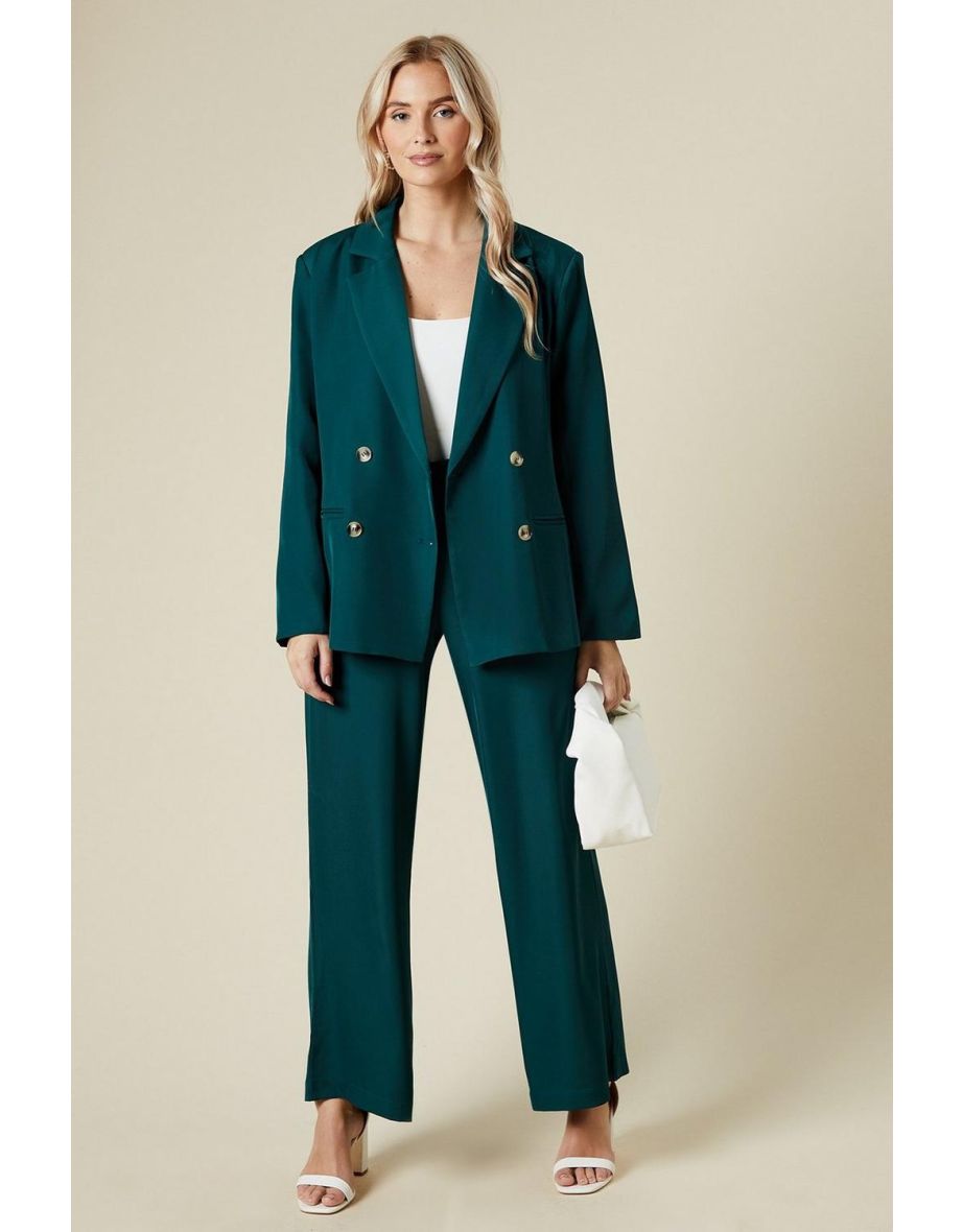 Elasticated Waist Straight Leg Trouser
