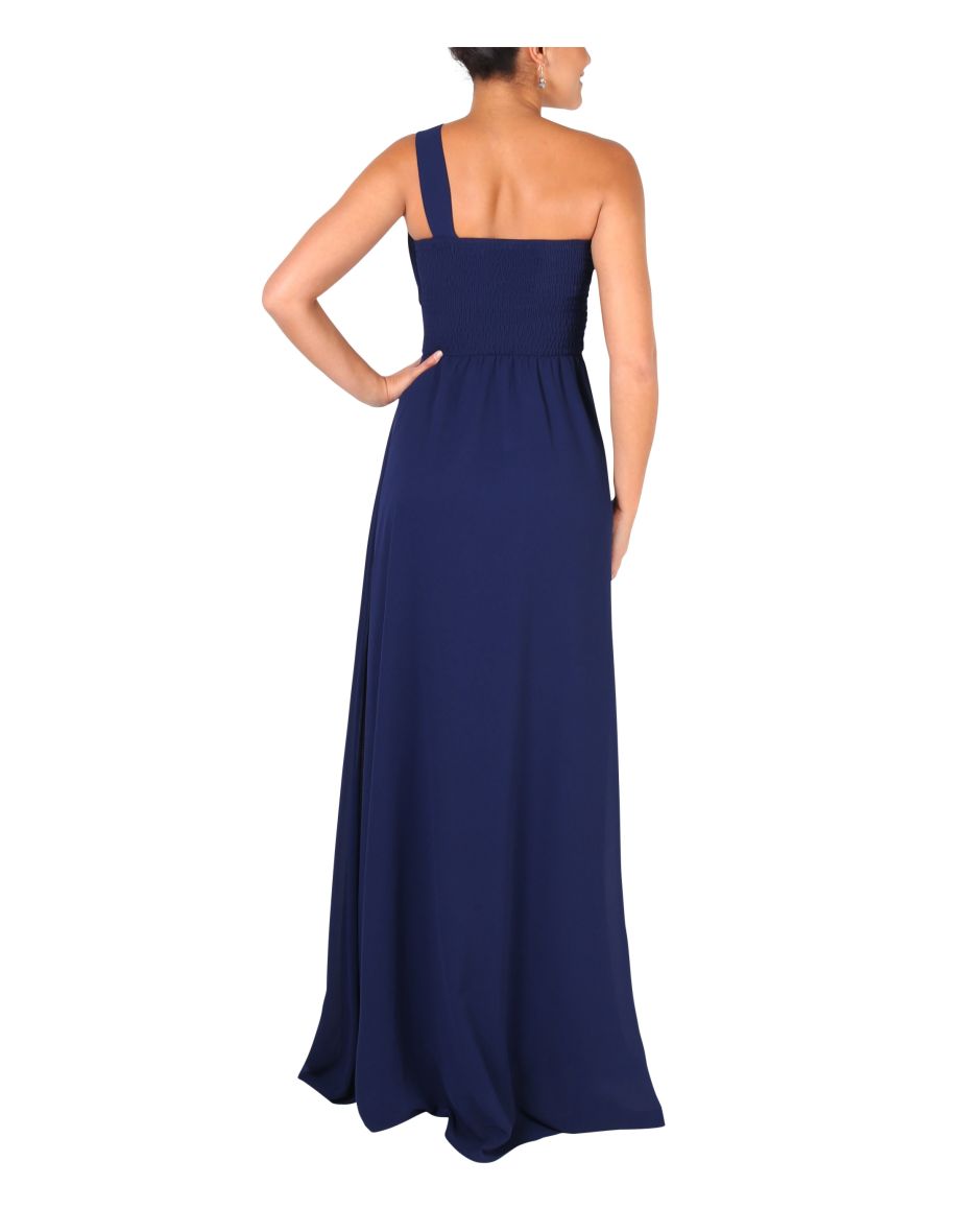 One Shoulder Evening Maxi Dress - 2
