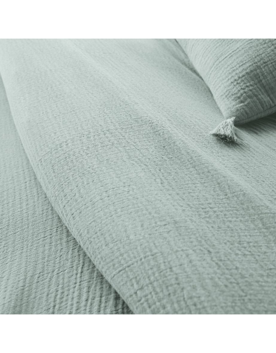 Kumla Cotton Gauze Bedspread - 5