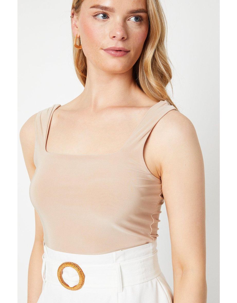 Double Layer Square Neck Top - 3