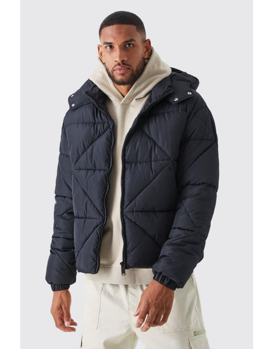 Abstract Quilted Puffer