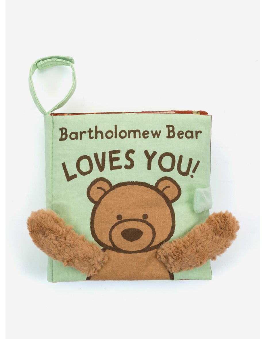 Bartholomew Bear Loves You Book in Green
