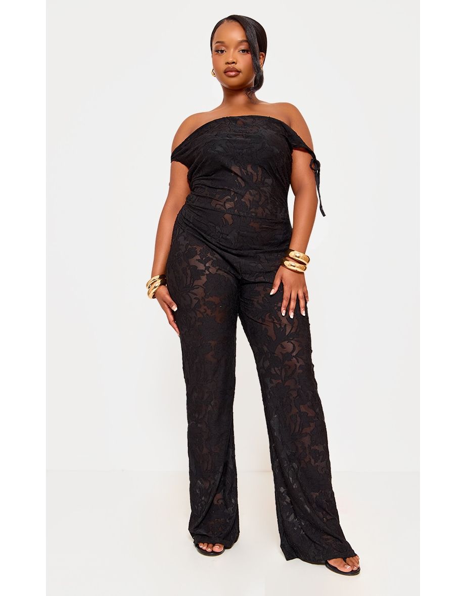 Shoulder tie jumpsuit online