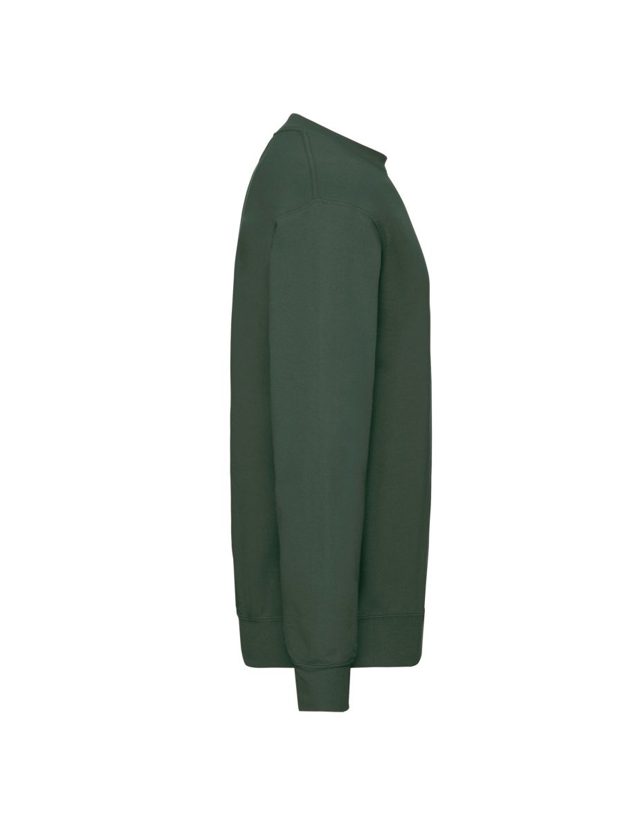 Fruit Of The Loom Mens Classic Drop Shoulder Sweatshirt - Bottle Green - 2