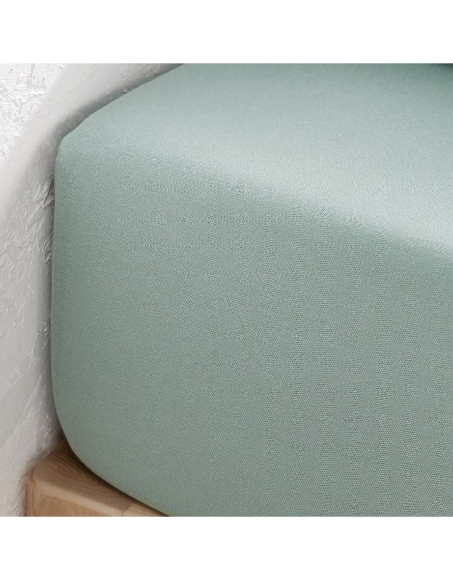 Scenario 100% Cotton Jersey Fitted Sheet - 2