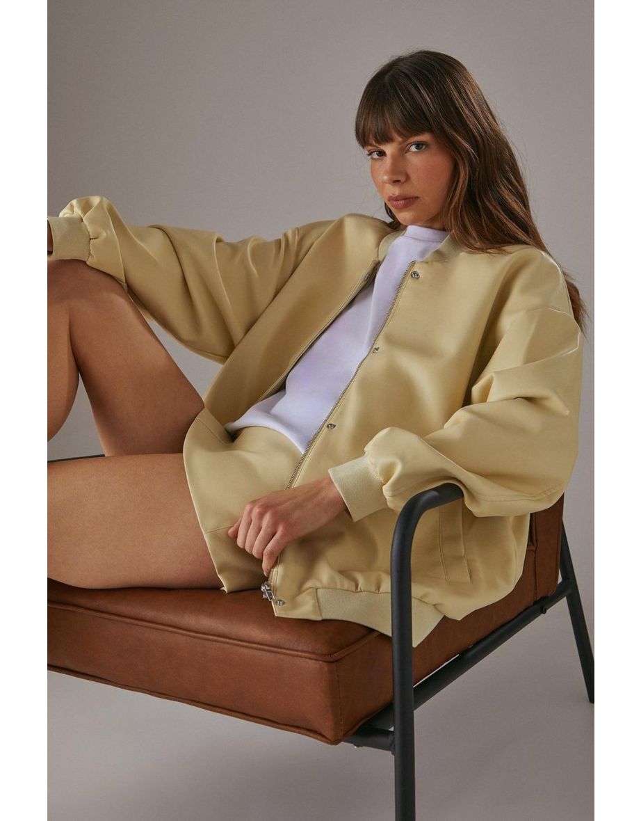 PU Bomber Jacket Co Ord