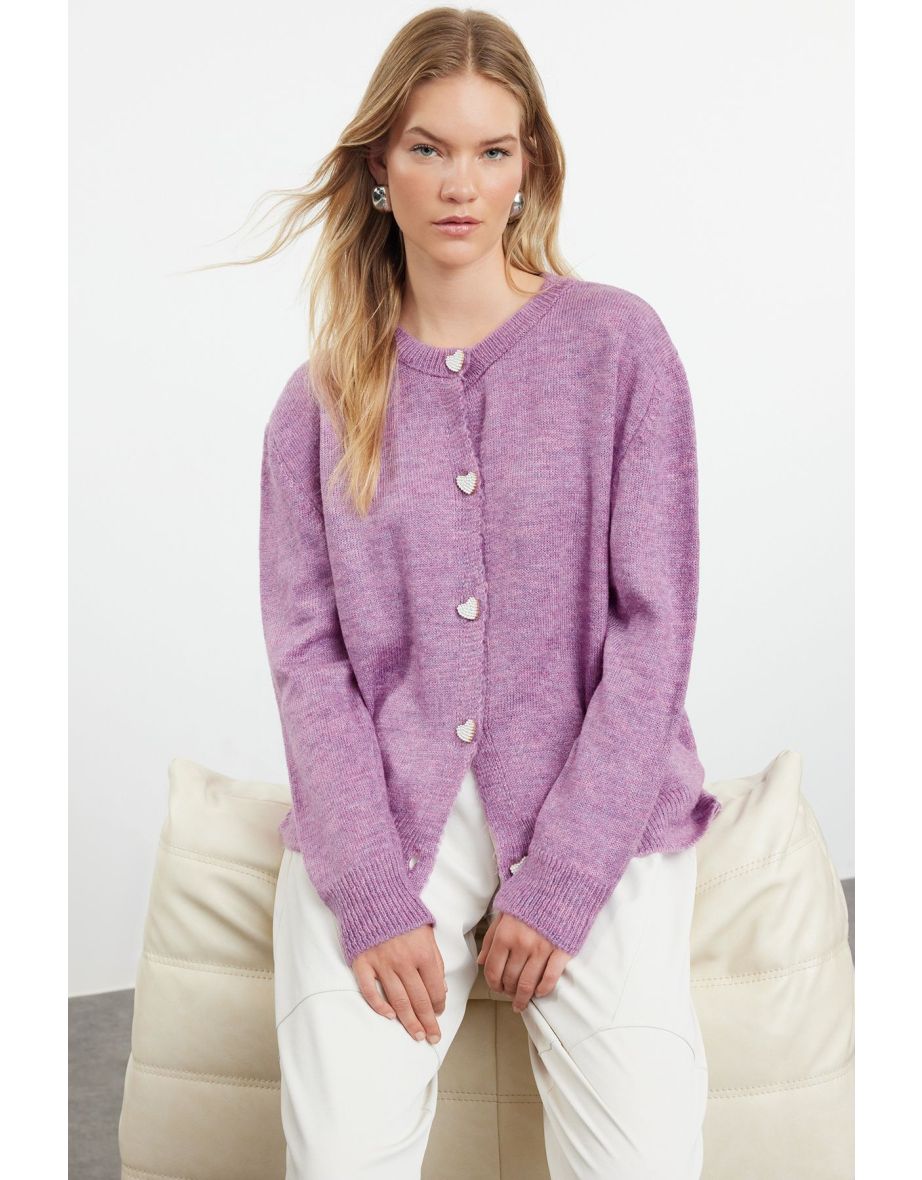 Cardigan - Purple - Regular fit - 12