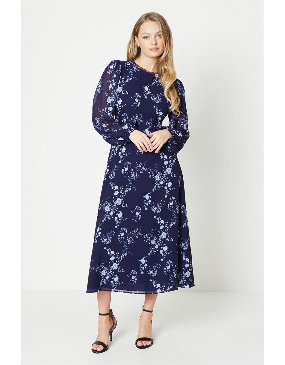 Oasis blue cheap lace dress