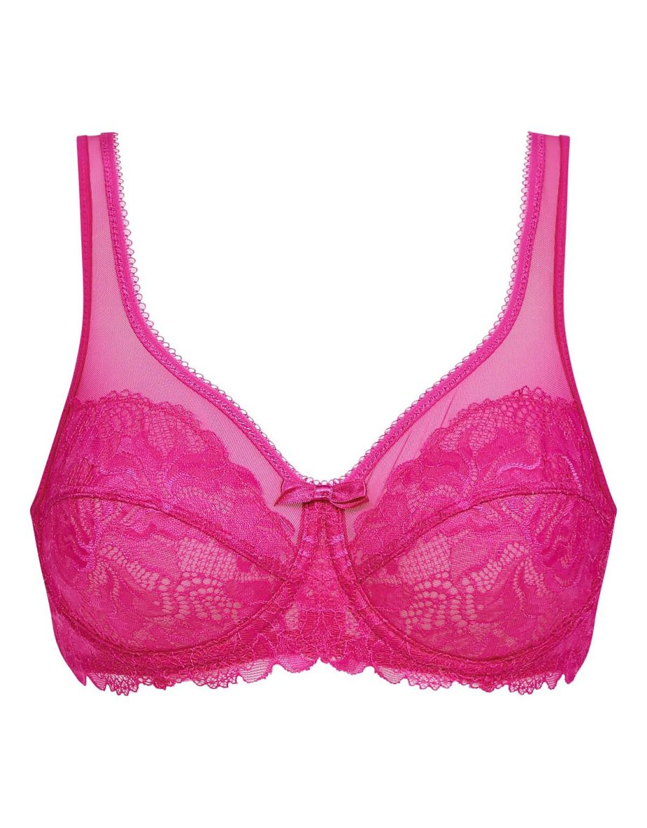 Generous Lace Full Cup Bra - 3