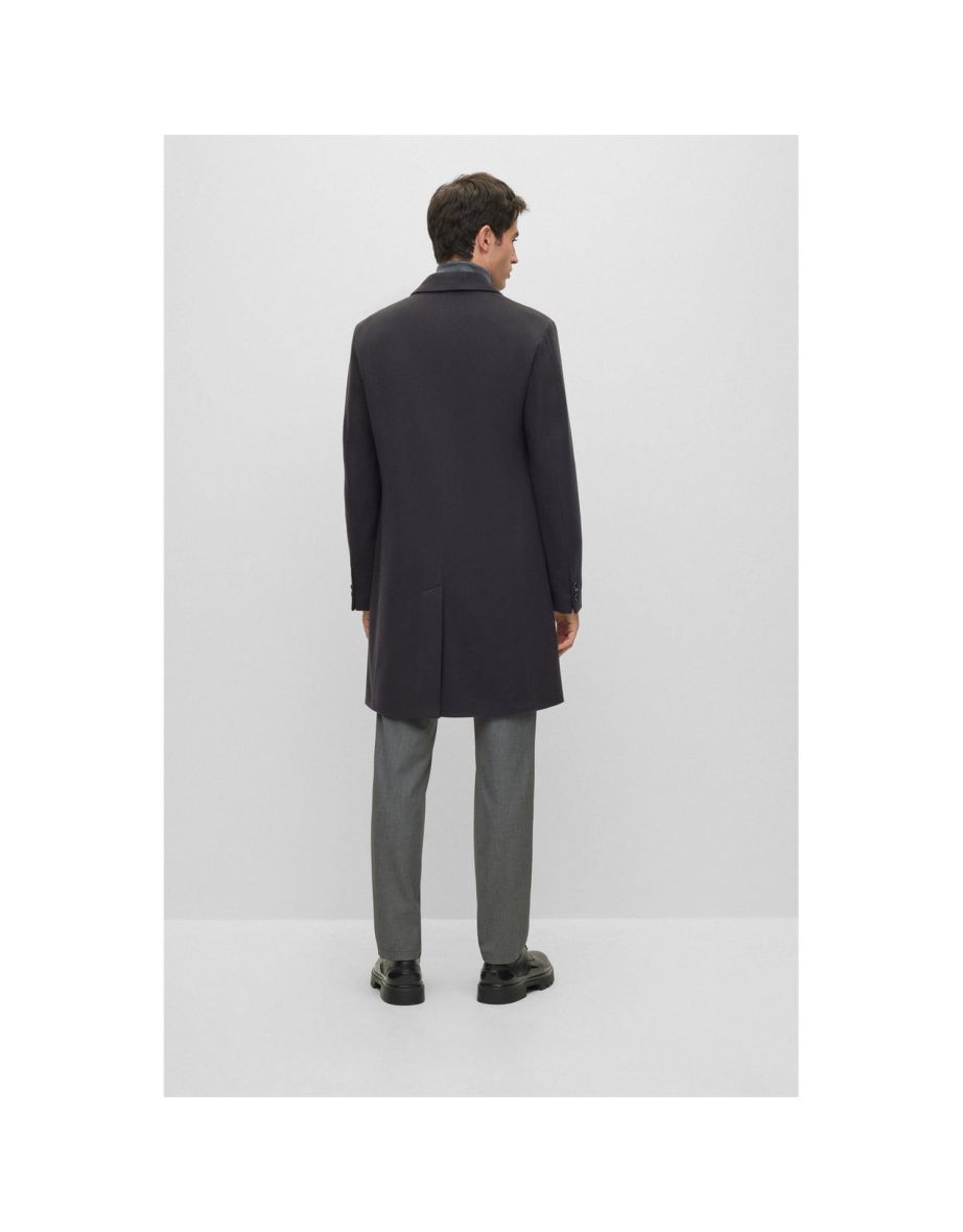 Men's Boss H-Hyde Coat in Blue - 5