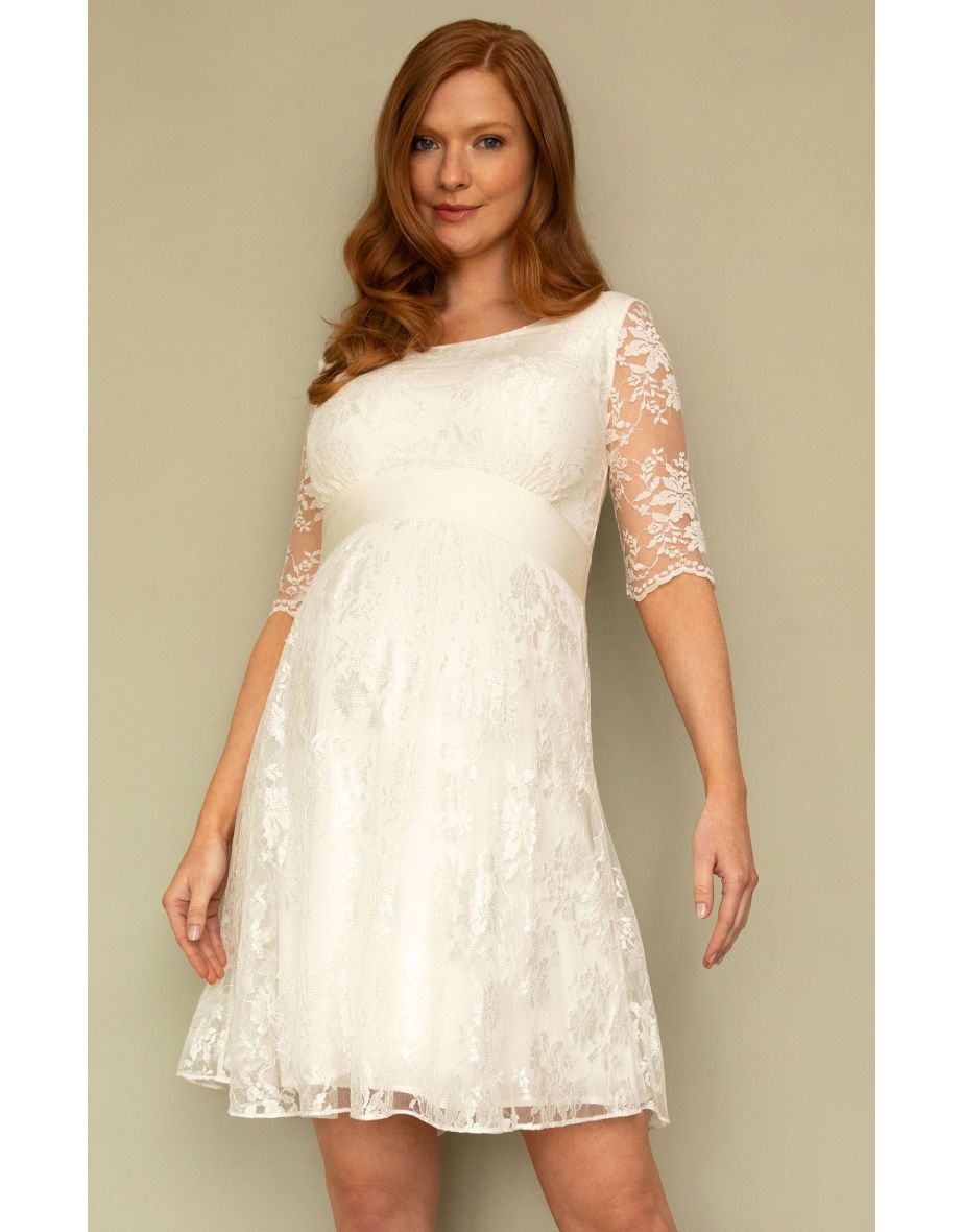 Ivory nursing dress best sale