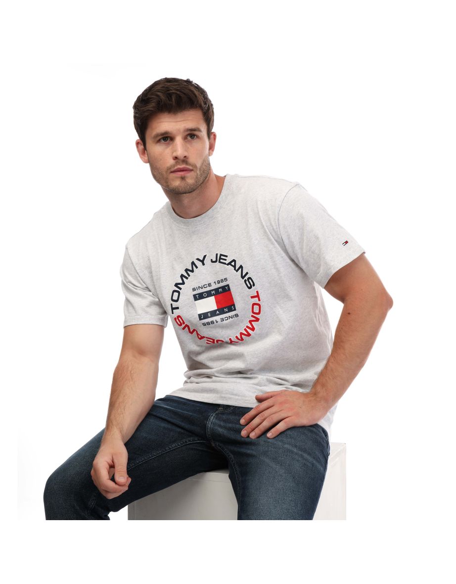 Men's Tommy Hilfiger Athletic T-Shirt in Grey - 3